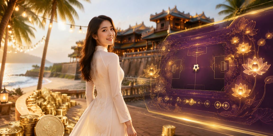 Người chơi nohu80 VIP tại Huế mặc áo dài truyền thống tham gia sự kiện casino đặc biệt